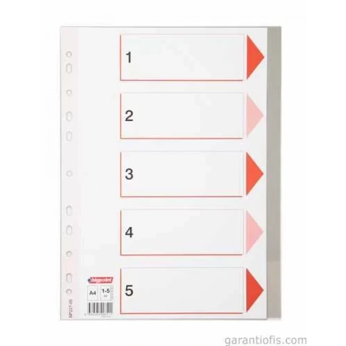 Bigpoint 1-5 Rakamlı Seperatör