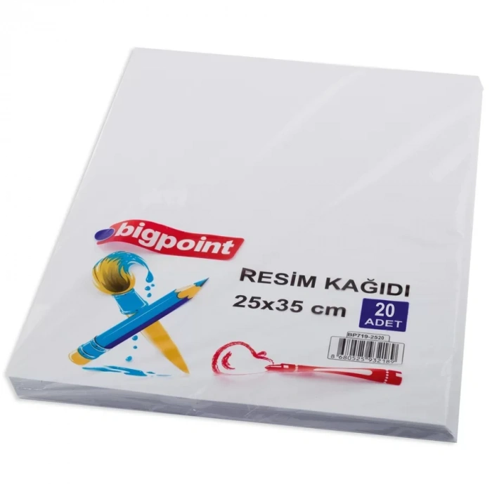 Bigpoint 120 Gram Resim Kağıdı 25x35cm 20li Paket