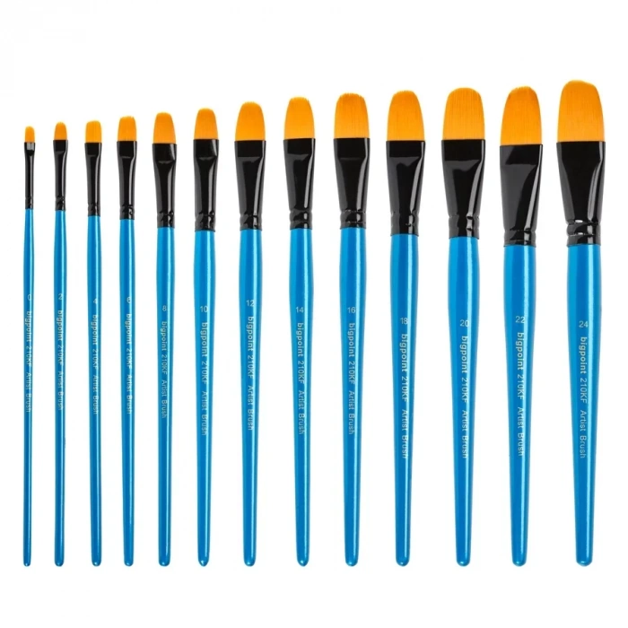 Bigpoint 210kf Serisi Sentetik Kıl Kedi Dili Fırça No: 12