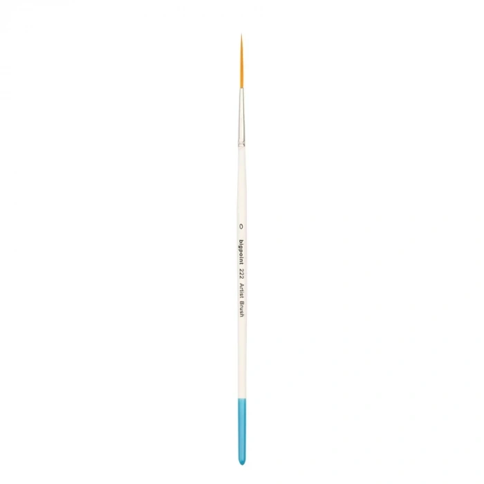 Bigpoint 222 Serisi Sentetik Kıl Çizgi Fırçası No: 0