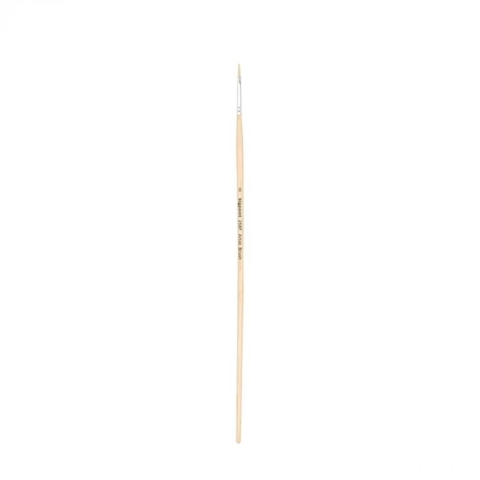 Bigpoint 258F Serisi Doğal Kıl Düz Kesik Fırça No: 0