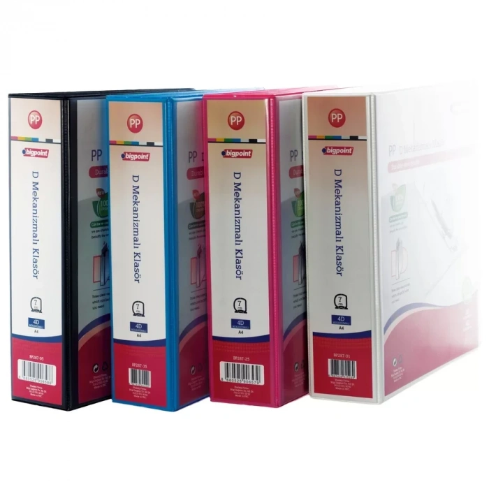 Bigpoint 4d Mekanizmalı Klasör 7 Cm Açık Kırmızı
