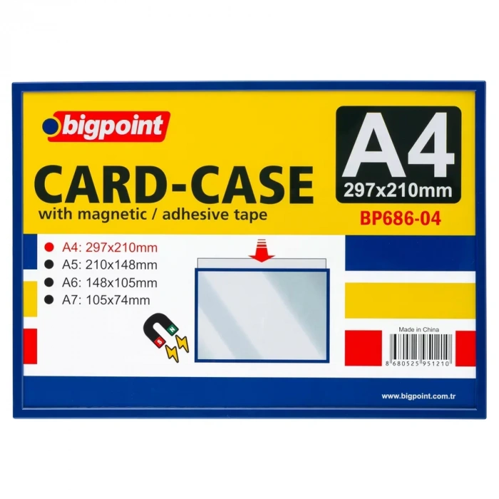 Bigpoint A4 Mıknatıslı(magnetic) Afiş Muhafaza Kabı