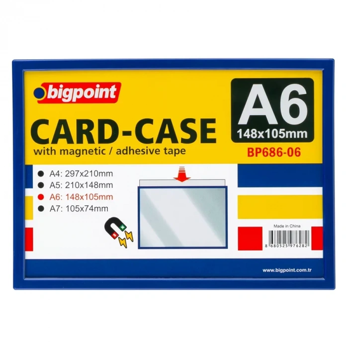 Bigpoint A6 Mıknatıslı(magnetic) Afiş Muhafaza Kabı
