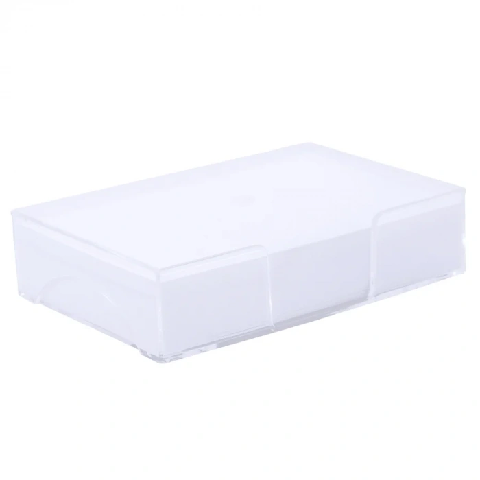 Bigpoint Akrilik Küp Notluk Dolu Beyaz 100x150mm