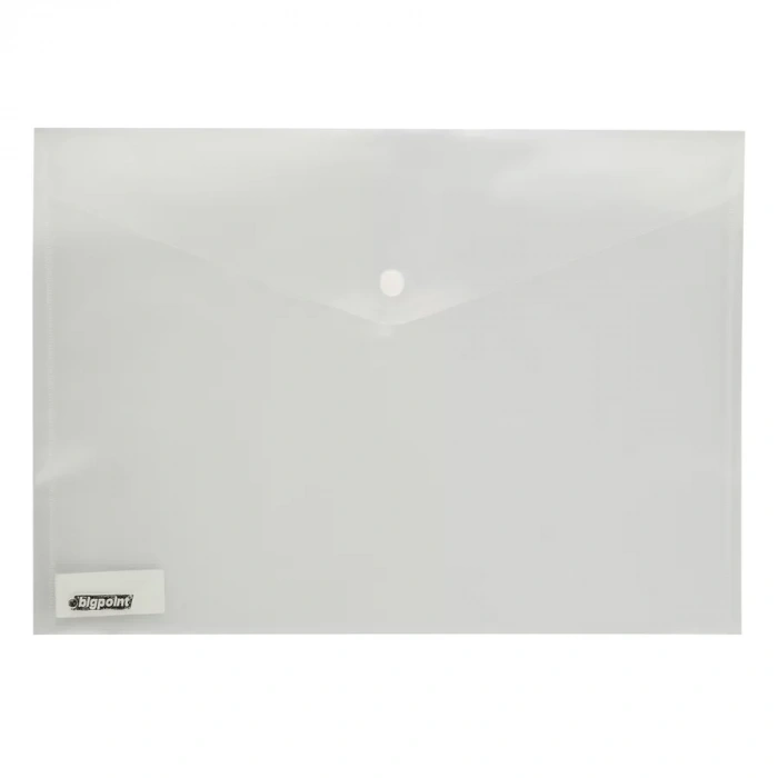 Bigpoint Bp230 Şeffaf Çıtçıtlı A4 Dosya (12 Li Paket)