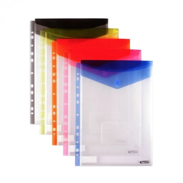 Bigpoint Bp251 Dik Cırtlı Dosya Renkli (12 Li Paket)