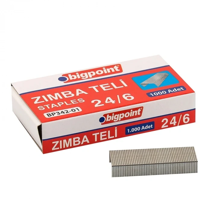 Bigpoint BP342 Zımba Teli 24/6 (10 lu Paket)