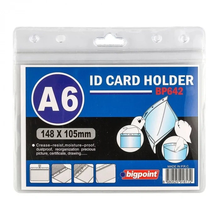 Bigpoint Bp642 Kilitli Kart Poşeti Yatay 148x105mm (10 Lu)