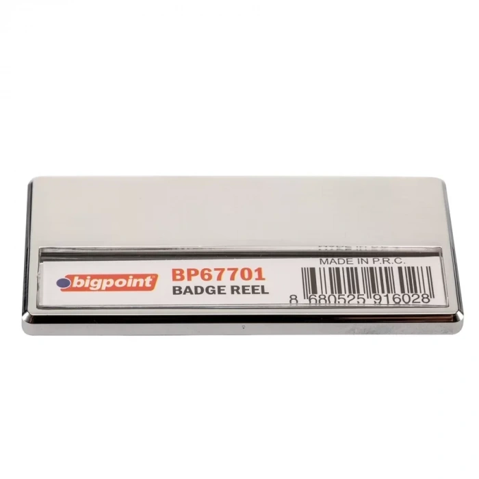 Bigpoint Bp677 Metal Mıknatıslı İsimlik Silver