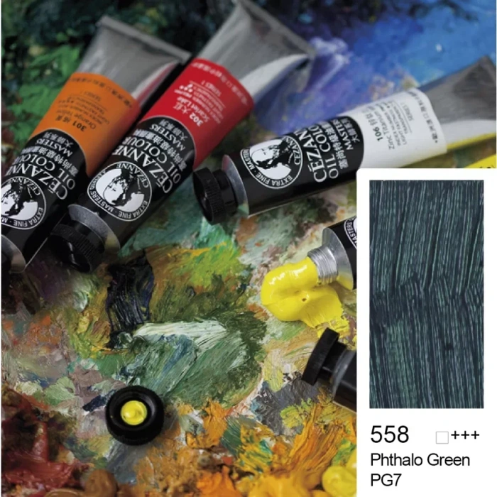 Bigpoint Cezanne Extra Fine Yağlı Boya 45 Ml Phthalo Green 558