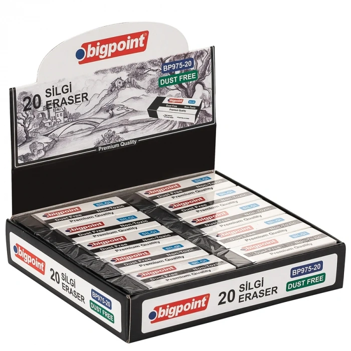 Bigpoint Dust-Free Silgi Siyah - Büyük Boy