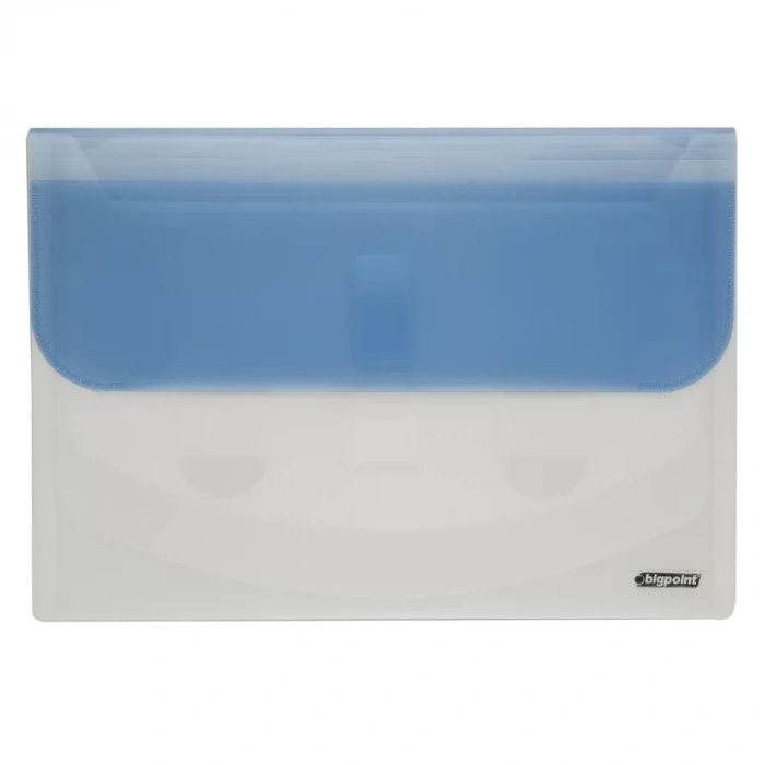 Bigpoint Kademeli Dosya 4 Cepli A4 Mavi