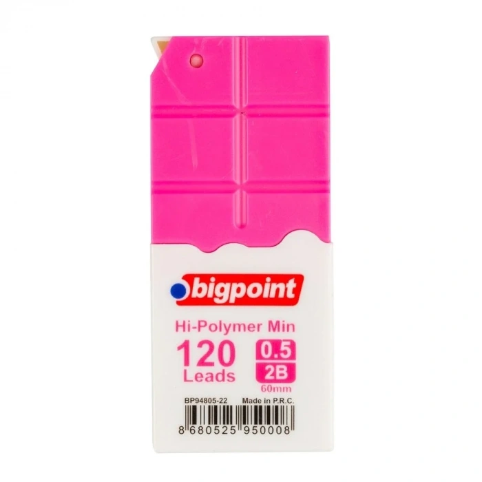 Bigpoint Kalem Ucu 0.5mm 2b 120li Tüp Pembe