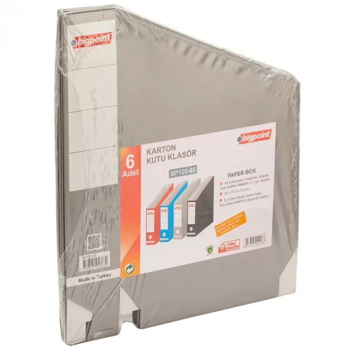Bigpoint Karton Kutu Klasör Gri