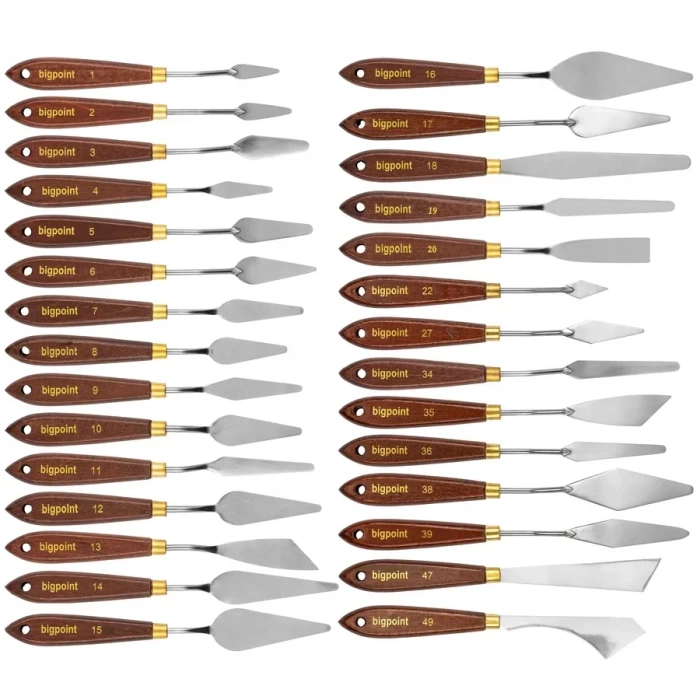 Bigpoint Metal Spatula No: 7 (Painting Knife)
