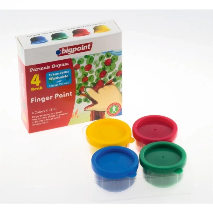 Bigpoint Parmak Boyası 4 Renk X 35ml