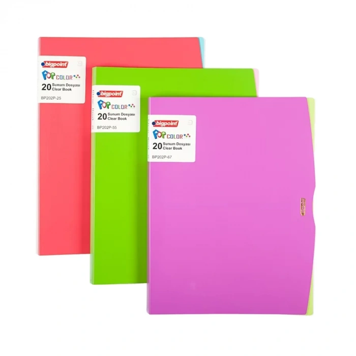 Bigpoint Pop Serisi Sunum Dosyası 20li Mor-yeşil