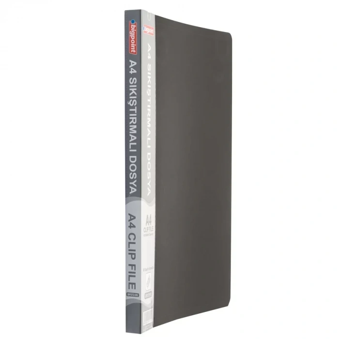 Bigpoint Sıkıştırmalı Dosya A4 Mat Siyah