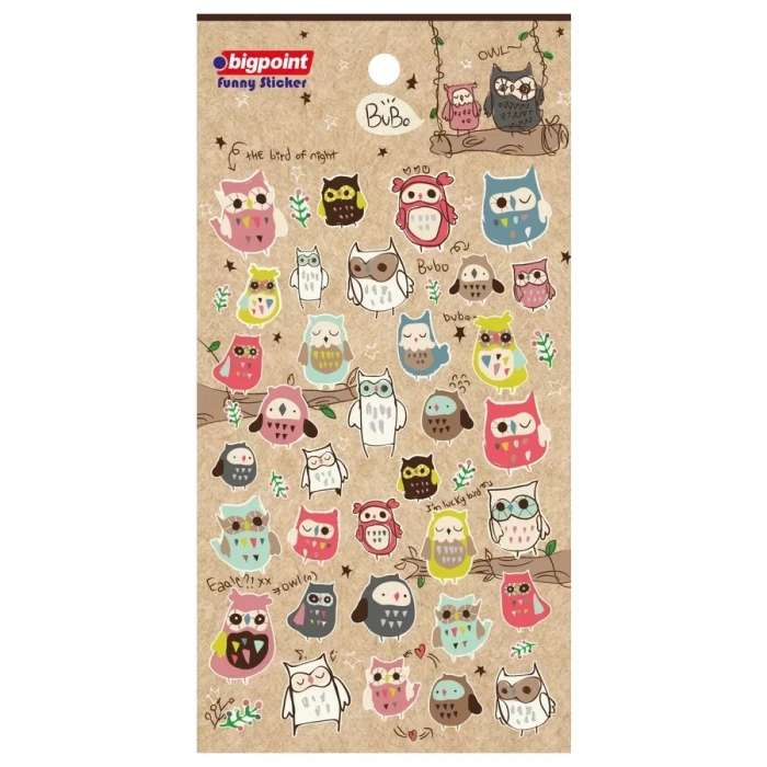 Bigpoint Sticker Baykuşlar (Bubo)