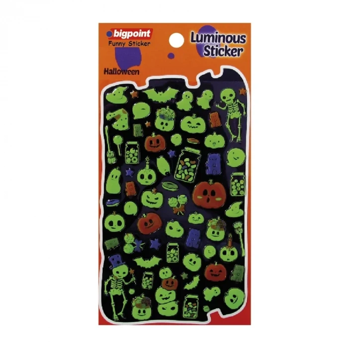 Bigpoint Sticker Fosforlu İskeletler ve Hayaletler