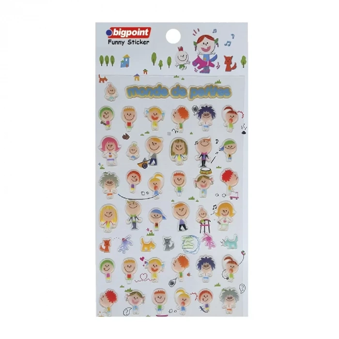 Bigpoint Sticker Kabartmalı Çocuklar