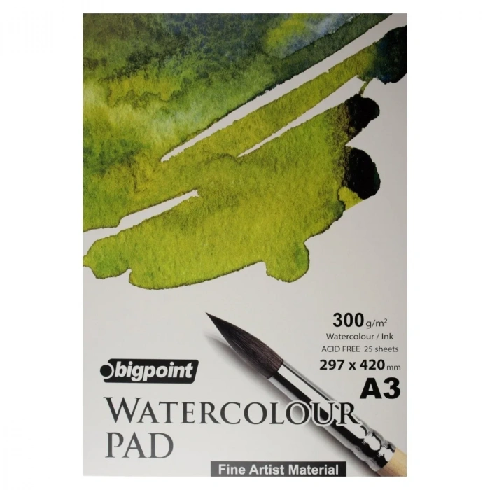 Bigpoint Sulu Boya Blok 300gr A3 25yp