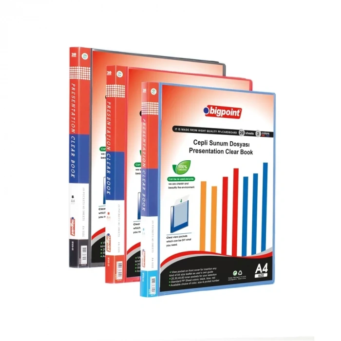 Bigpoint Sunum Dosyası Cepli 20li Kırmızı
