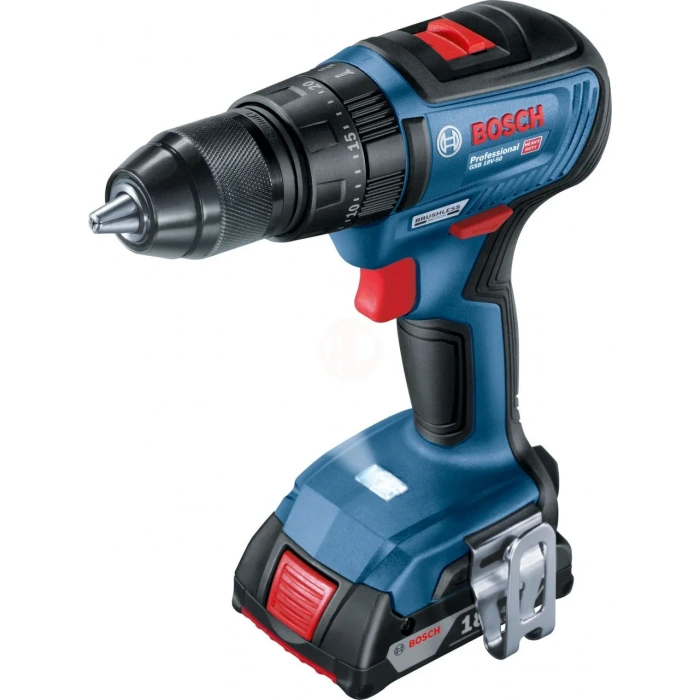 Bosch Akülü Darbeli Vidalama Matkabı GSB 18V-50 (2 x 5,0 Ah Akü) - 06019H5101
