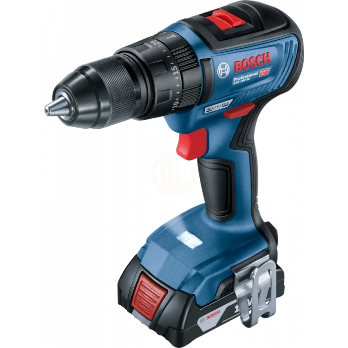 Bosch Akülü Darbeli Vidalama Matkabı GSB 18V-50 (Aküsüz) 06019H5106 - 06019H5106