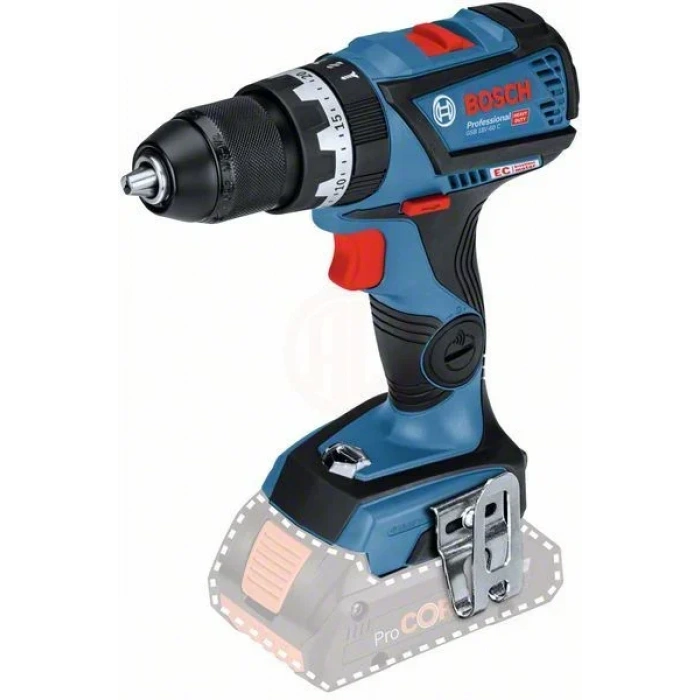 Bosch Akülü Darbeli Vidalama Matkabı GSB 18V-60 C (Aküsüz) - 06019G2102