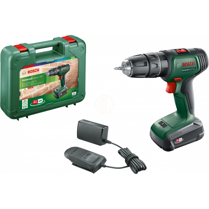 Bosch Akülü Darbeli Vidalama Matkabı UniversalImpact 18V (1 x 1,5 Ah Akü) - 06039D4101