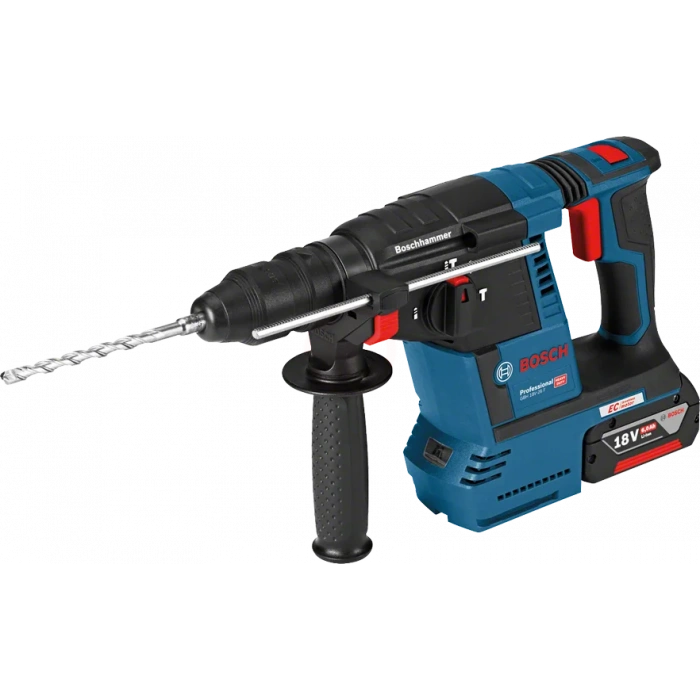 Bosch Akülü Kırıcı Delici Makine SDS Plus GBH 18V-26F (2 x 6,0 Ah Akü) - 0611910003