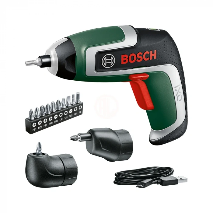 Bosch Akülü Vidalama Makinesi IXO 7 (Entegre Akü 2,0 Ah) + Set - 06039E0001