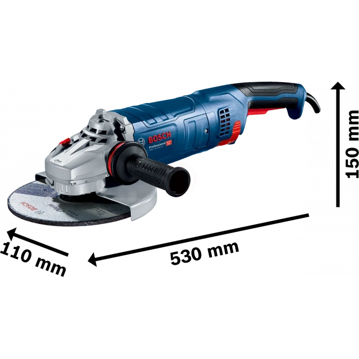 Bosch Büyük Taşlama Makinesi Gws 24-230 Jz (230 Mm) - 06018c3301