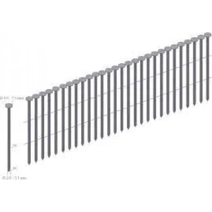 Bosch Gsk 18 V-Li İçin Galvaniz Başsız Çivi 50 Mm 2000 - 2608200531