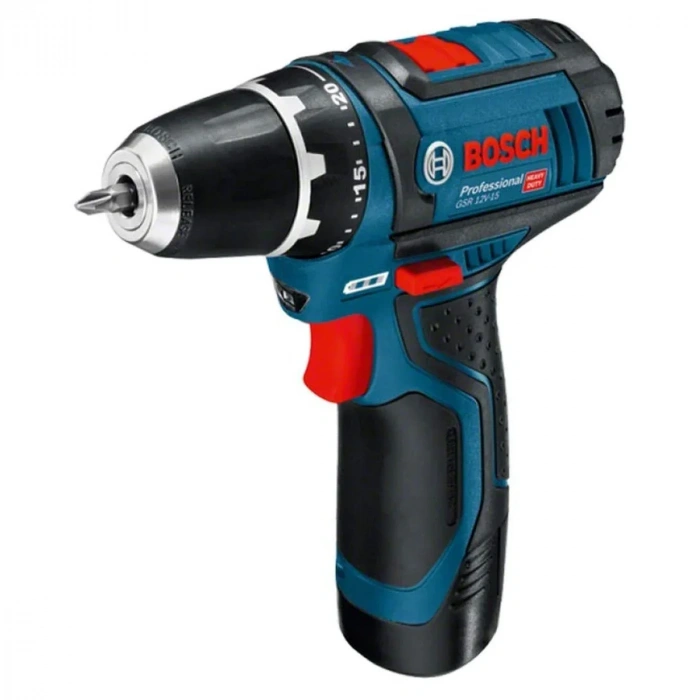 Bosch GSR 12V-15 AKÜLÜ DELME VİDALAMA MAKİNESİ(1x2,0 Ah) - 0615990L5G