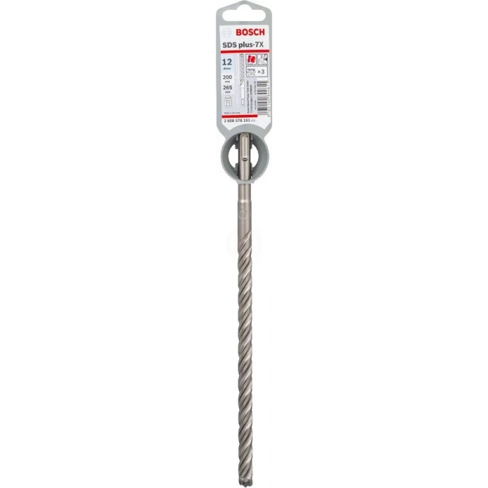 Bosch SDS Plus-7X Kırıcı Delici Uç 12,0x265 mm (1 Adet) - 2608576151