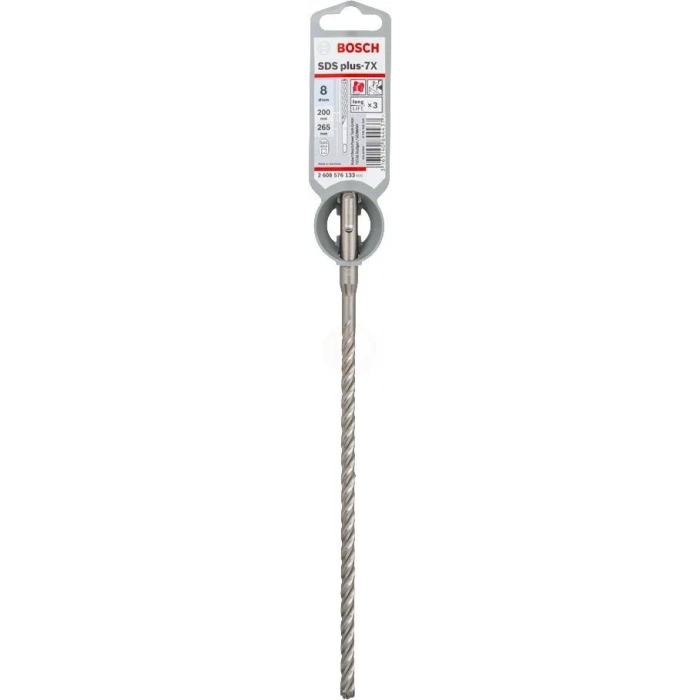 Bosch SDS Plus-7X Kırıcı Delici Uç 8,0x265 mm (1 Adet) - 2608576133