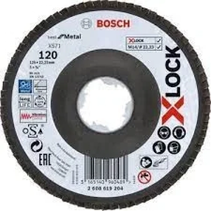 Bosch X-Lock Flap Disk BestforMetal 125 mm 120 Kum - 2608619212