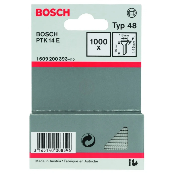 Bosch Zımba Çivisi 14 mm PTK 14/3,6 V - 1609200393