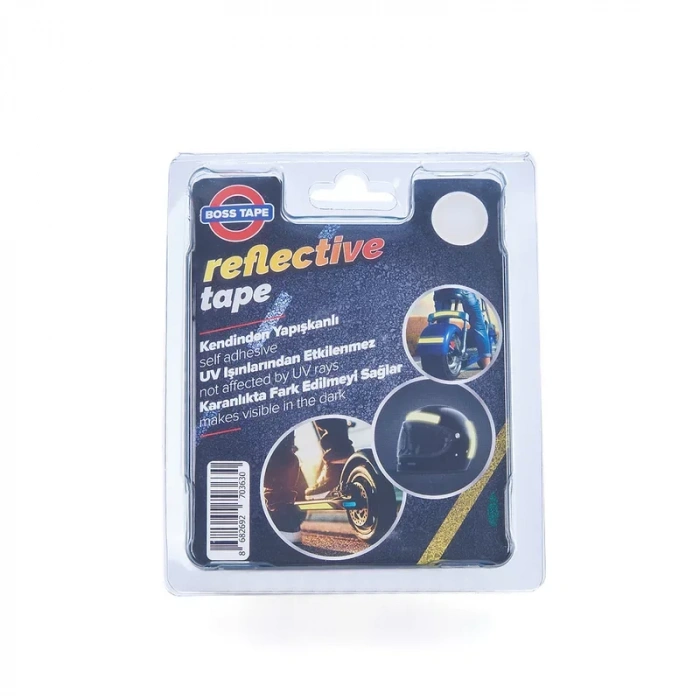 BOSS TAPE 3630 REFLEKTİF BANT 35mmx1.5m PARLAK SARI