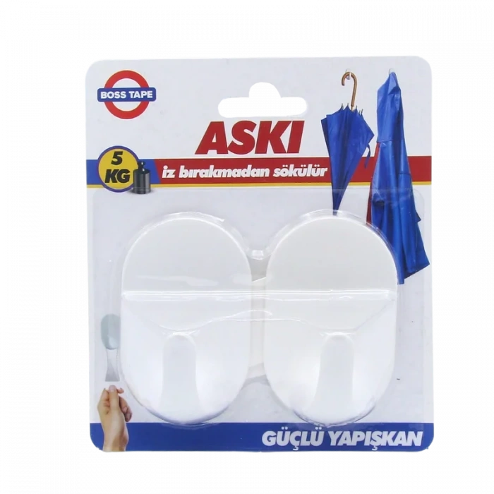 BOSS TAPE 4118 PLASTİK BÜYÜK ASKI 2Lİ BLİSTER