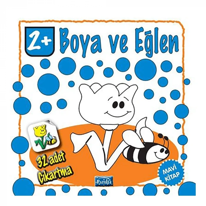 Boya Ve Eğlen Mavi Kitap