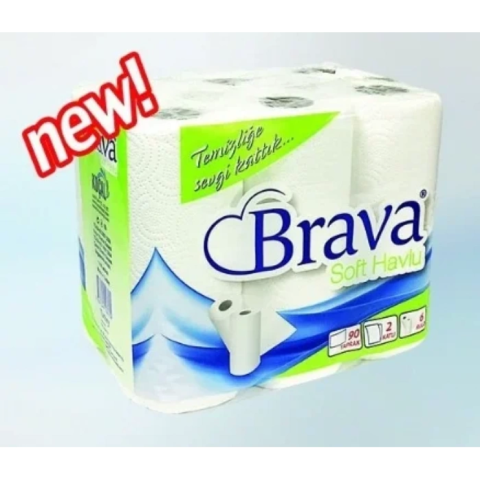 Brava Rulo Havlu 6Lı