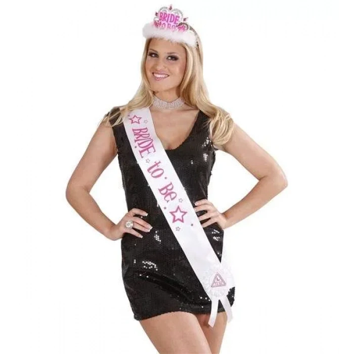 Bride To Be Saten Vücud Bandı