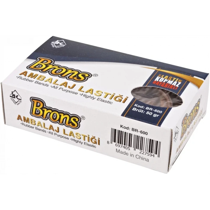 BRONS AMBALAJ LASTİĞİ 50 GR. BR-600