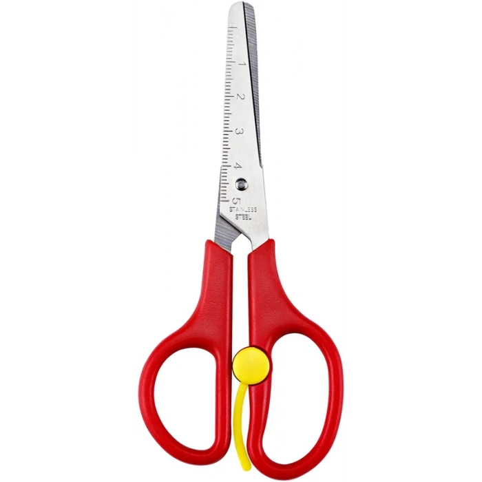 BRONS BR-701 ÖĞRENCİ MAKASI YAYLI CETVELİ