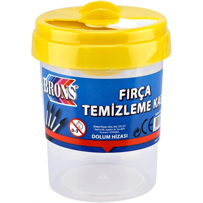 BRONS FIRÇA TEMİZLEME SU KABI BR-250