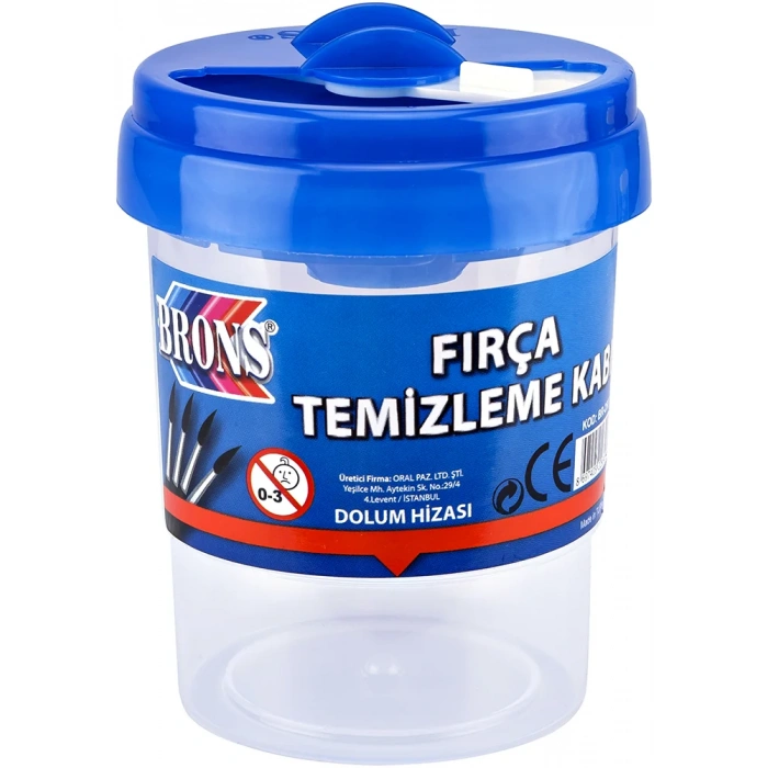 BRONS FIRÇA TEMİZLEME SU KABI BR-250